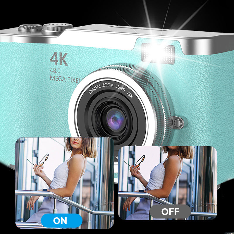 VisionFlip™ | 4K HD Digitalkamera mit Schwenkbarem Bildschirm
