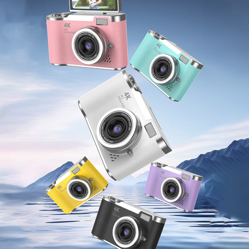 VisionFlip™ | 4K HD Digitalkamera mit Schwenkbarem Bildschirm