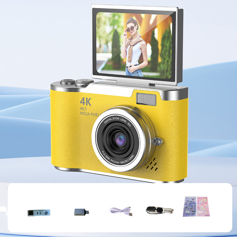 VisionFlip™ | 4K HD Digitalkamera mit Schwenkbarem Bildschirm