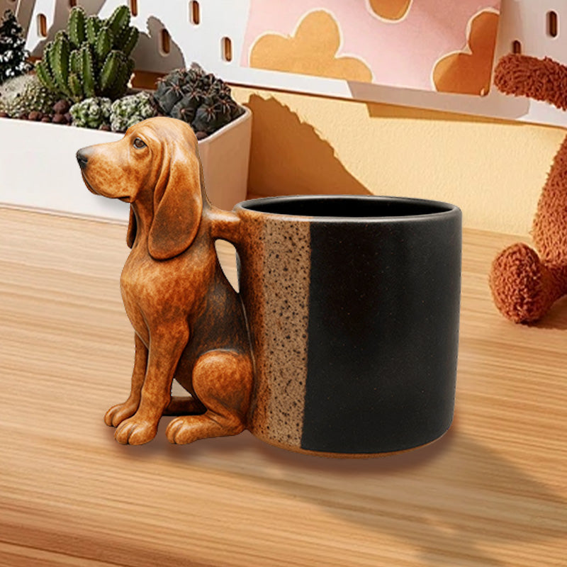 WuffCup™ | Kreativer Dackel-Becher für Deko & Genuss