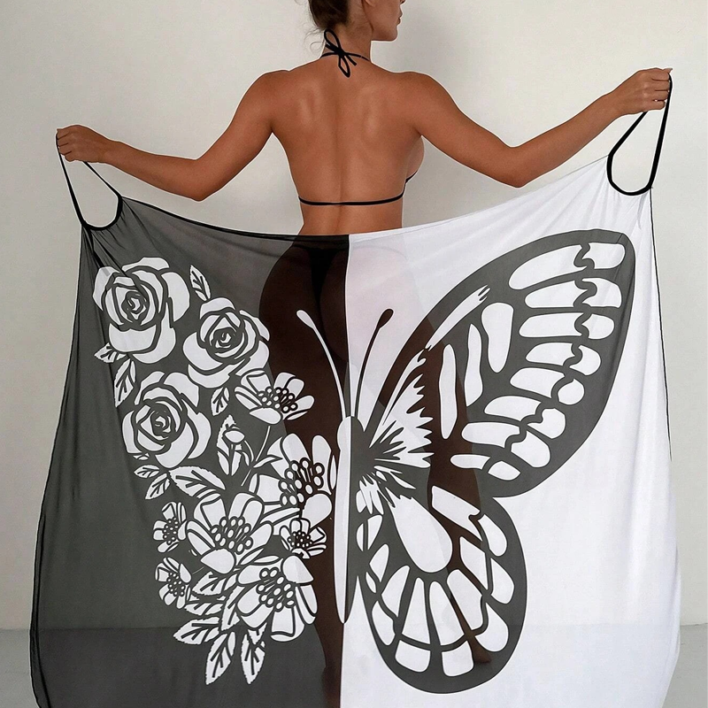 ButterflyWrap™ | Damen Strandkleid & Handtuch in Einem | Femininer Stil & Höchster Komfort