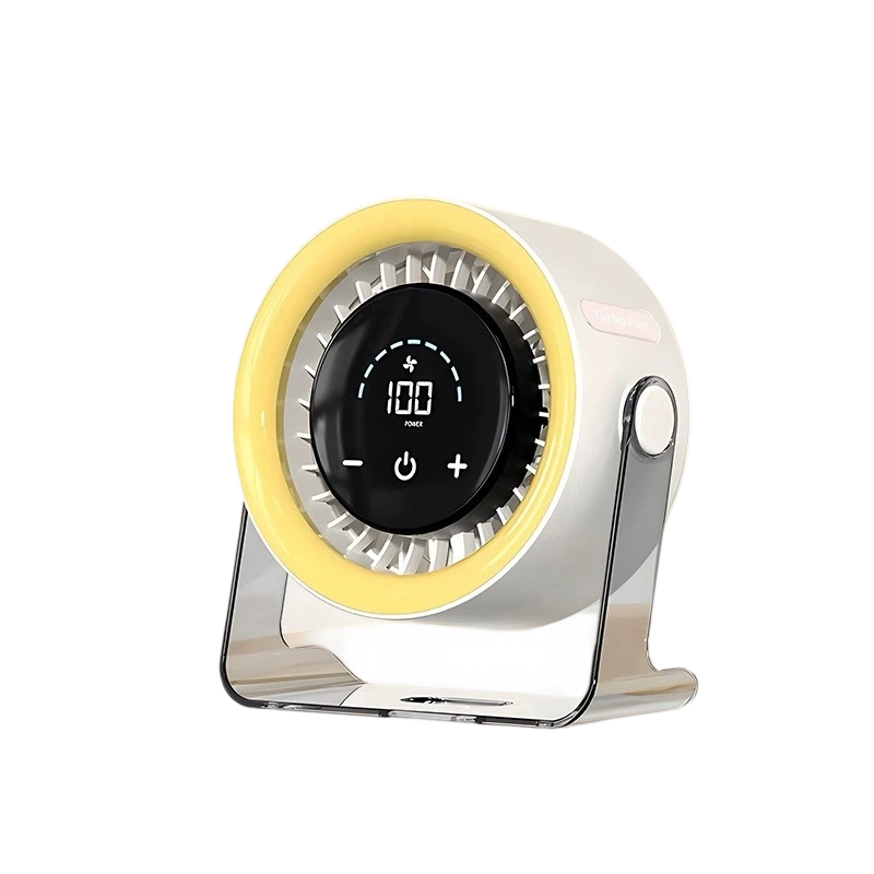 CoolFlex™ | 100-Gang Mini-Tischventilator mit Digitalanzeige