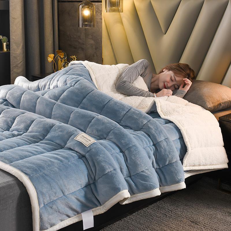 50% Rabatt | WhisperWarm™ | Plüschdecke aus Wolle für Ultimativen Komfort
