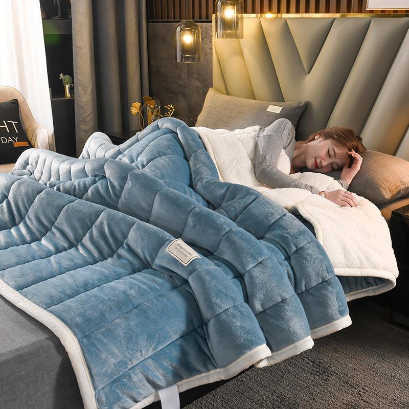 50% Rabatt | WhisperWarm™ | Plüschdecke aus Wolle für Ultimativen Komfort