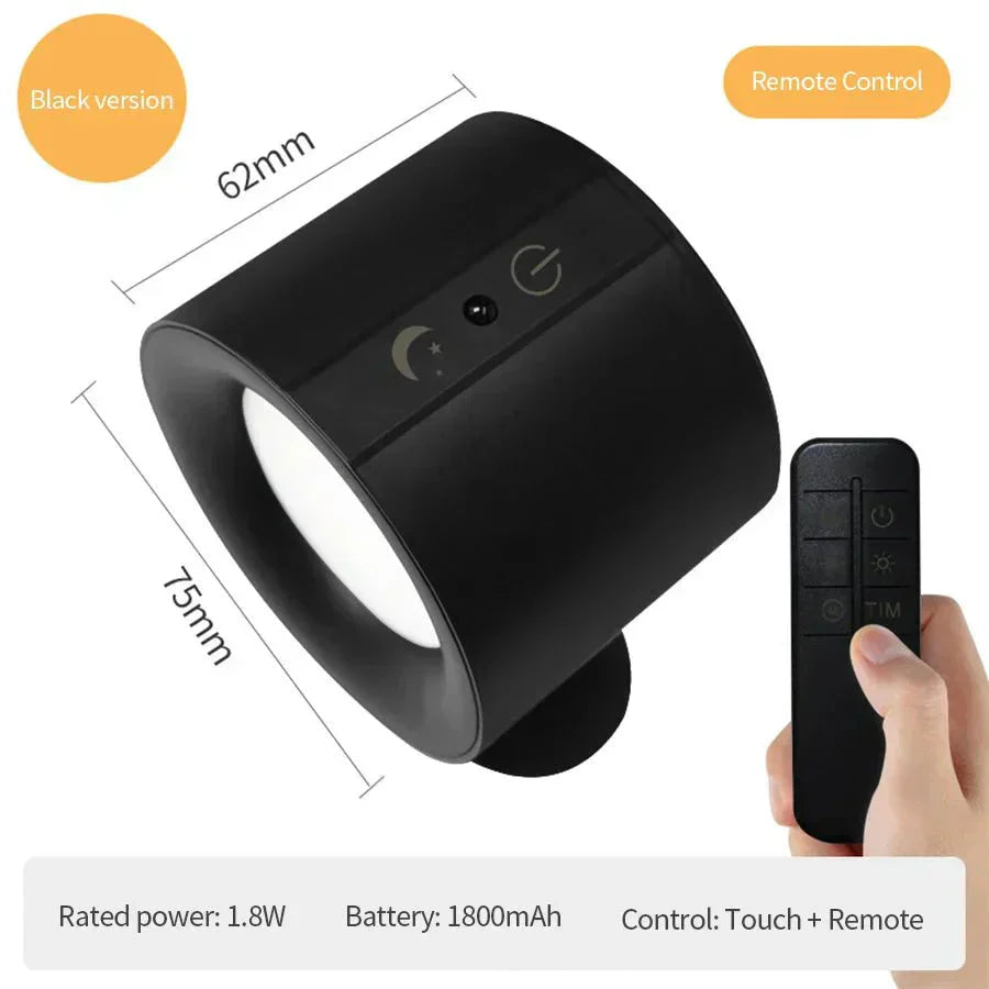LightFlex | Zweiseitige Magnetische LED-Wandleuchte mit Touch- und Fernbedienung