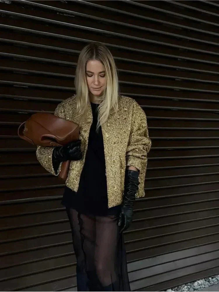 Glimmer™ | Modisch schimmernde Jacke für Frauen